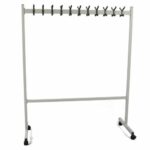 Verrijdbaar garderoberek dubbelzijdig 22 haken
