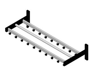 Pro-Line Wandgarderobe met 19 haken