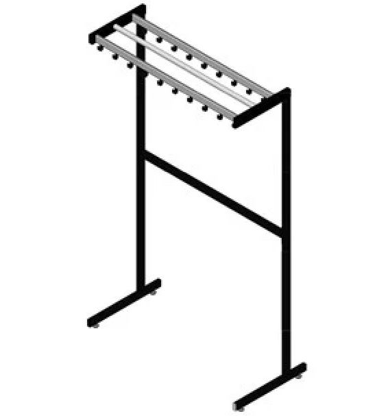 Pro-Line Garderoberek enkelzijdig met 19 haken