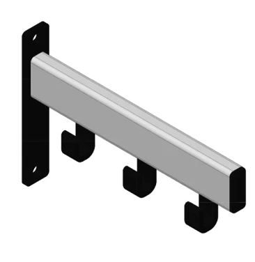 Pro-Line Wandgarderobe 3 hangers