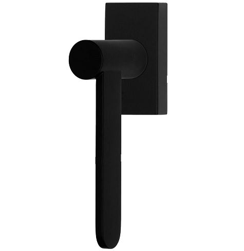 Draaikiepgarnituur TENSE BB102-DK rechts mat zwart