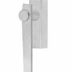 Draaikiepgarnituur TENSE BB101-DKLOCK rechts mat rvs