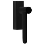 Draaikiepgarnituur TENSE BB102-DKLOCK links mat zwart