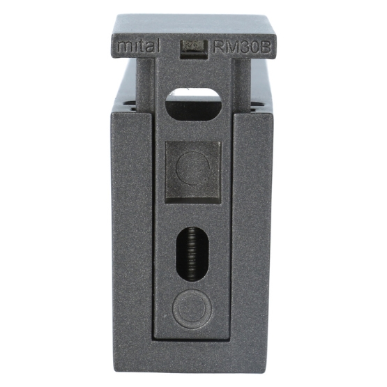 Plankdrager verstelbaar antraciet 52x147 mm