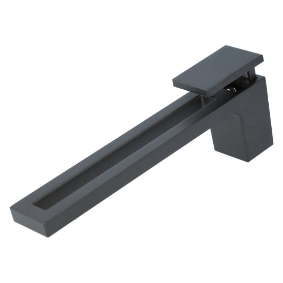 Plankdrager verstelbaar antraciet 52x147 mm