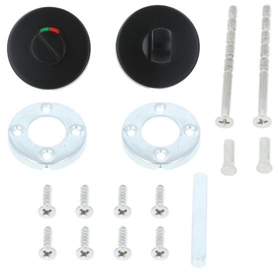 ODShop toiletsluiting Modern rond zwart