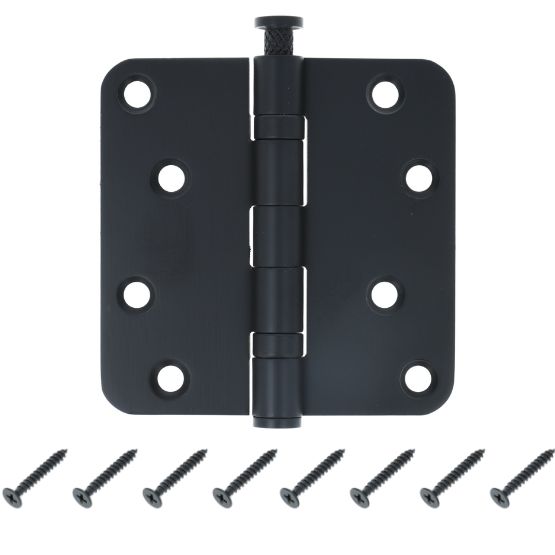 ODShop kogellagerscharnier afgerond 89x89 zwart