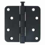 ODShop kogellagerscharnier afgerond 89x89 zwart