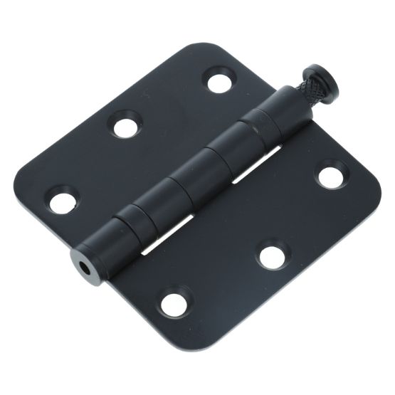 ODShop kogellagerscharnier afgerond 76x76 zwart