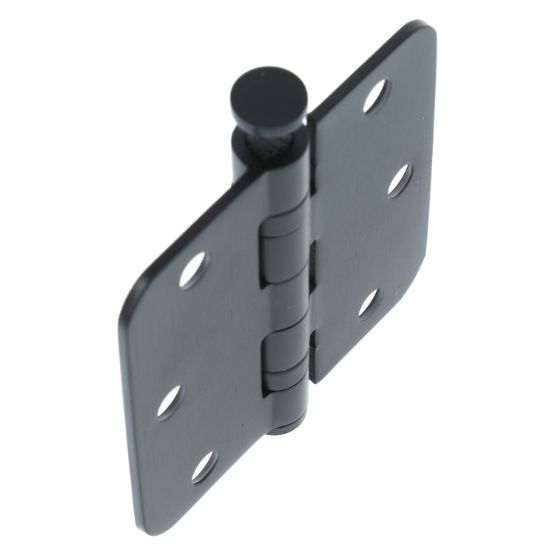 ODShop kogellagerscharnier afgerond 76x76 zwart