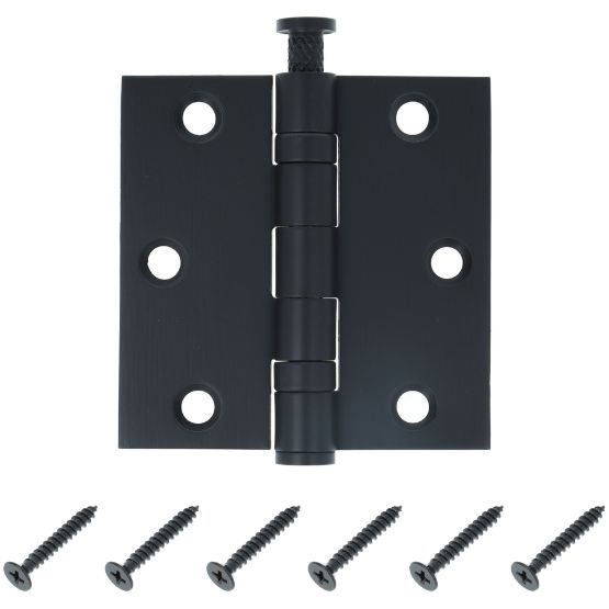 ODShop kogellagerscharnier recht 76x76 zwart