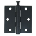 ODShop kogellagerscharnier recht 76x76 zwart