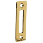 Intersteel sluitplaat vlak tbv wc-overslag vrijbezet messing ongelakt