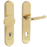 Intersteel SKG3 met kerntrekbeveiliging greepkruk PC92 messing gelakt