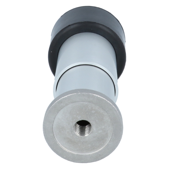 LOCINOX Poortstop met stootrubber aluminium