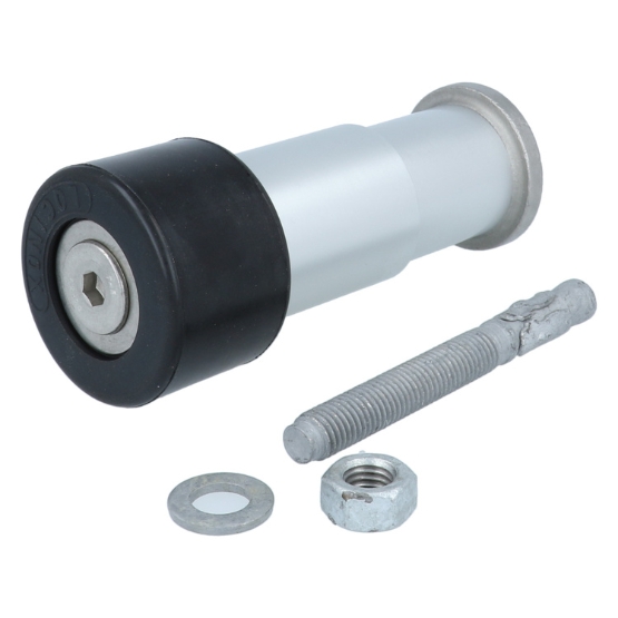 LOCINOX Poortstop met stootrubber aluminium