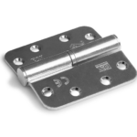 SKG3 Kogelstift paumelle ronde hoek 89x89 mm rechts staal verzinkt