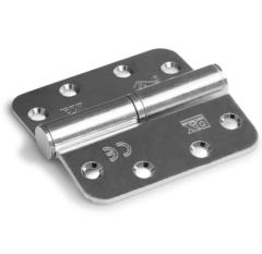 SKG3 Kogelstift paumelle ronde hoek 89x89 mm rechts staal verzinkt