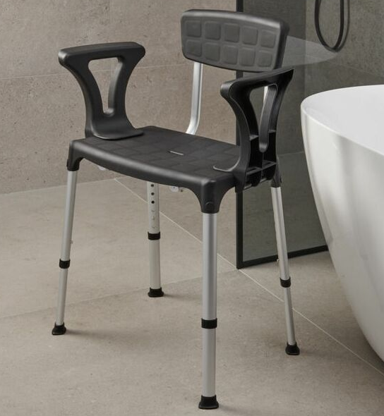 SecuCare armleuningen voor douchestoel Quattro zwart