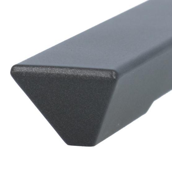 Greep zamak 128 mm antraciet