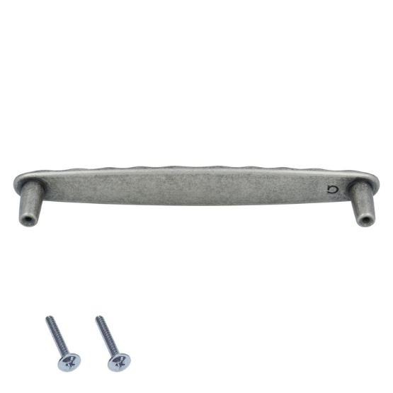 Greep zamak 160mm ijzerkleurig schaduweffect