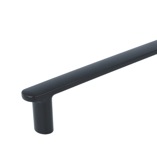 Deurgreep zamak 200 mm zwart