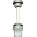 Intersteel wc-olive los 8mm verlengd chroom mat