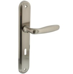 Intersteel Deurkruk Bjorn op schild SL72 nikkel mat