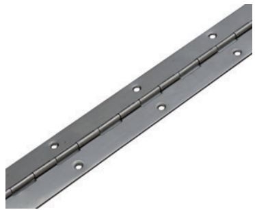 Pianoscharnier RVS Gepolijst 1480x32 mm