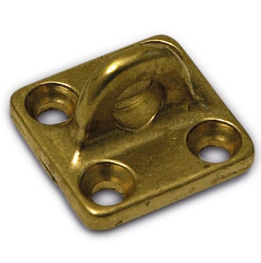 Oog tbv kajuithaak 150 mm messing