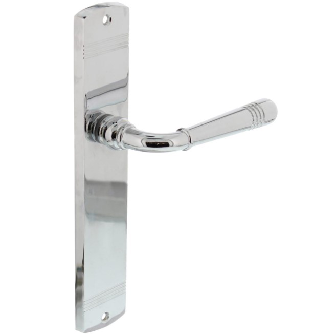 Intersteel deurkruk Helena op langschild blind chroom