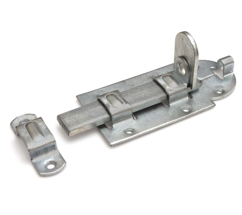 Hangslotrolschuif vlak 160 mm verzinkt