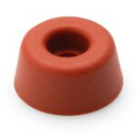 Deurstopper rubber rood Ø20x10 mm