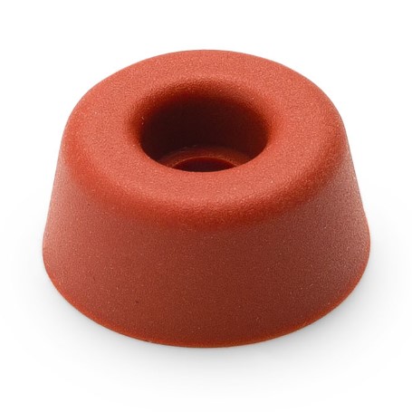 Deurstopper rubber rood Ø20x10 mm