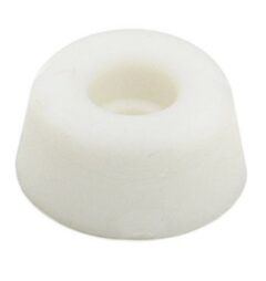 Deurstopper rubber wit Ø20x10 mm
