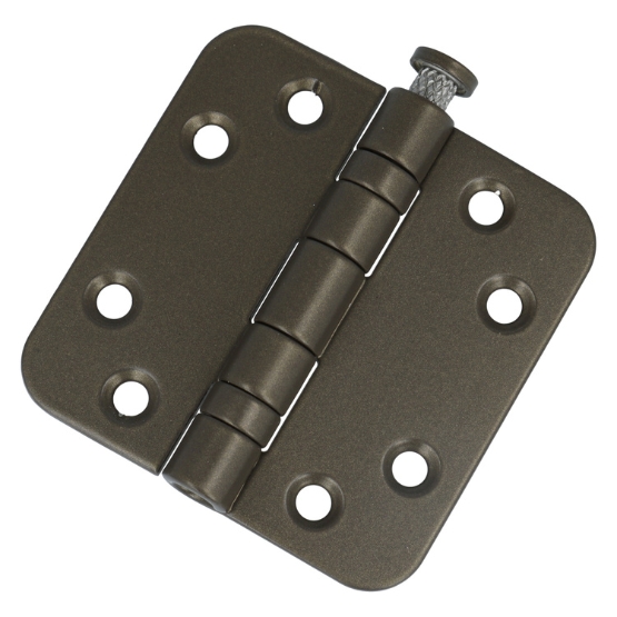 Kogellagerscharnier 7676 mm ronde hoek brons