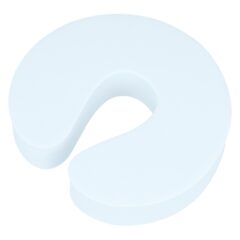 Deurstopper ter bescherming van kinderen wit rubber