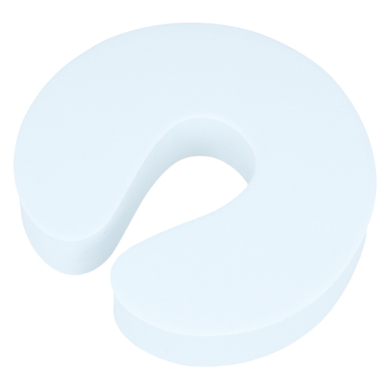 Deurstopper ter bescherming van kinderen wit rubber