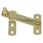 Luikoverslag 80 x 46 mm messing gepolijst