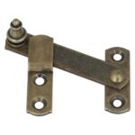 Luikoverslag 80 x 46 mm messing antiek