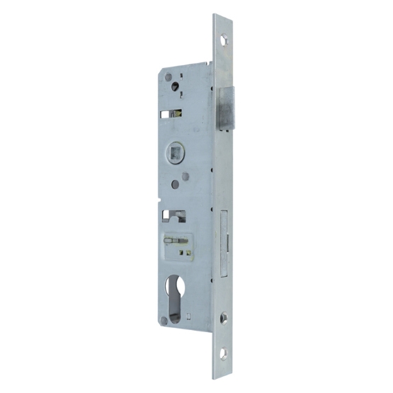 Smaldeurslot voor stift 8x8 mm PC92, 35 mm rechthoekige gegalvaniseerde voorplaat