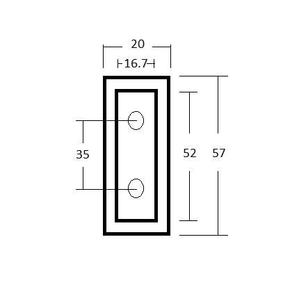 DX Onderlegplaatje RUZW 010 serie grijs - Afbeelding 2