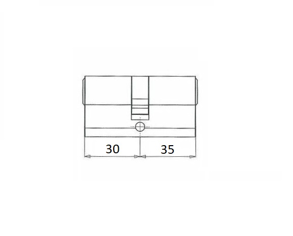Veiligheidscilinder 30/35 Iseo F6 Extra S SKG3 - Afbeelding 3