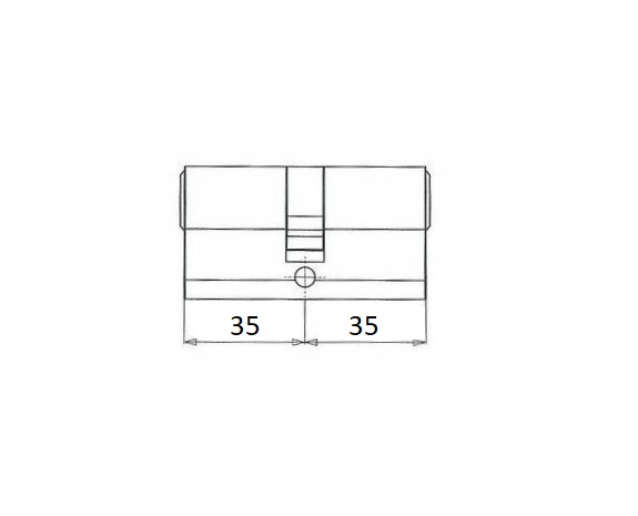 Veiligheidscilinder 35/35 Iseo F6 Extra S SKG3 - Afbeelding 3