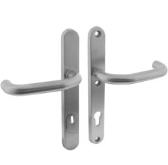 Intersteel Veiligheidsbeslag PC92 ovaal smal met kerntrek beveiliging krukkruk SKG3 rvs