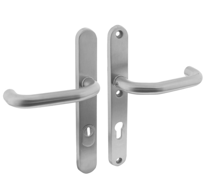 Intersteel Veiligheidsbeslag PC72 ovaal smal met kerntrek beveiliging krukkruk SKG3 rvs