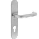 Intersteel enkele Deurkruk rond Ø19mm rechts verdekt PC72 rvs