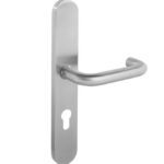 Intersteel Deurkruk rond Ø19mm op XL schild 278x40mm verdekt PC72 rvs