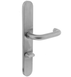 Intersteel Deurkruk rond Ø19mm op XL schild 278x40mm verdekt WC728 rvs