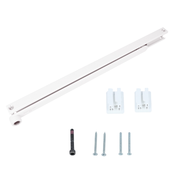 Glijarm voor GEZE deurdrangers 3000/5000 L wit